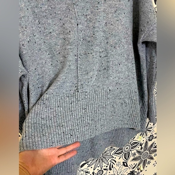 ANA grey mock neck sweater - warm, cozy, comfy for fall and winter - Picture 5 of 10